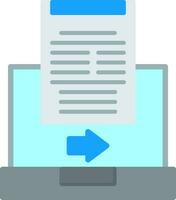 Online transfer Vector Icon Design