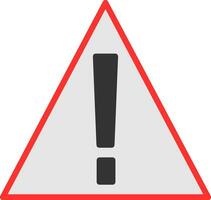 Warning Vector Icon Design