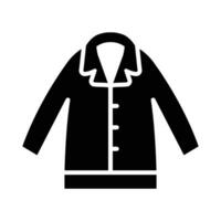 Coat Vector Glyph Icon For Personal And Commercial Use.