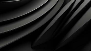 Ai, Ai generated, Minimalistic Black Abstract curve wave Background - Sleek and Trendy Design for Creative Projects photo