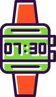 diseño de icono de vector de reloj inteligente