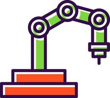 Robot arm Vector Icon Design