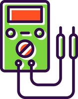 Voltmeter Vector Icon Design