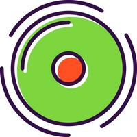 Frisbee Vector Icon Design
