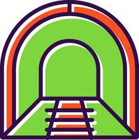 diseño de icono de vector de túnel