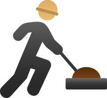 Road Work Vector Icon Design