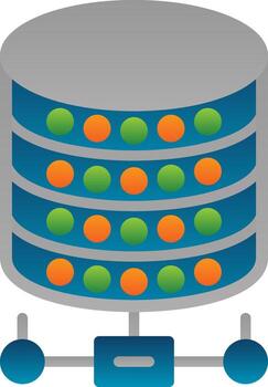 Database Vector Icon Design