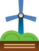 Windmill Vector Icon Design