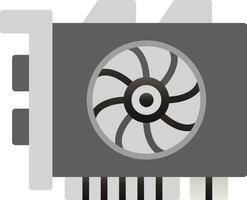 gpu minería vector icono diseño