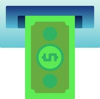 Cash withdrawal Vector Icon Design