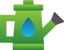 Watering Can Vector Icon Design