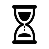 Hourglass Vector Glyph Icon For Personal And Commercial Use.