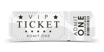 VIP Ticket design template. Vector. vector