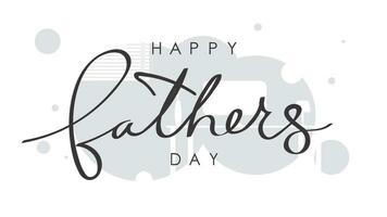 Father's day banner. Vector illustration.