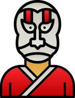 kabuki vector icono diseño