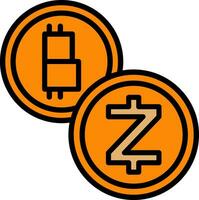 Cryptocurrency Vector Icon Design