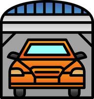 Garage Vector Icon Design