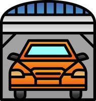 Garage Vector Icon Design