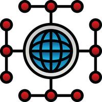 Global network Vector Icon Design