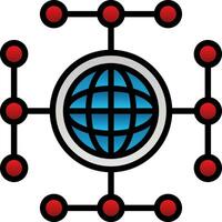 Global network Vector Icon Design