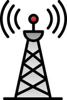 radio torre vector icono diseño