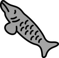 diseño de icono de vector de pescado