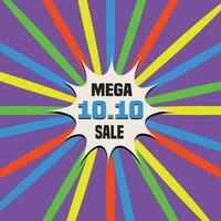 10.10 MEGA SALE Abstract Graphic Elements For Creative Design vector