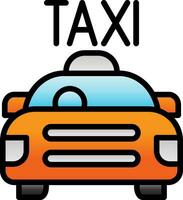 Taxi Vector Icon Design