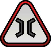 Narrow Bridge Vector Icon Design