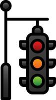 Traffic Lights Vector Icon Design