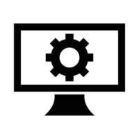 Web Setting Vector Glyph Icon For Personal And Commercial Use.
