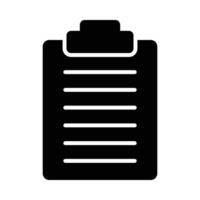 Clipboard Vector Glyph Icon For Personal And Commercial Use.