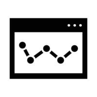 Data Analytics Vector Glyph Icon For Personal And Commercial Use.