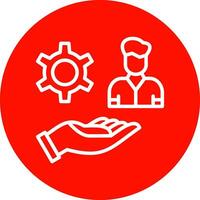 Management Services Vector Icon Design