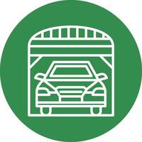 Garage Vector Icon Design