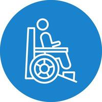 Disability Vector Icon Design