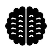 Brain Vector Glyph Icon For Personal And Commercial Use.