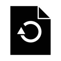 Backup File Vector Glyph Icon For Personal And Commercial Use.