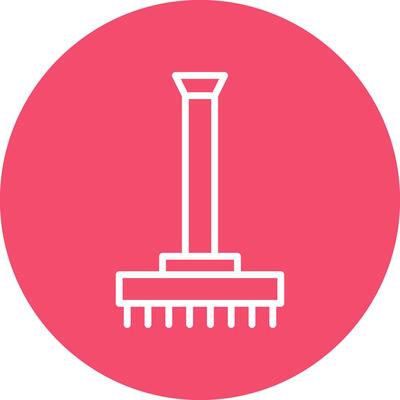 Rake Vector Icon Design