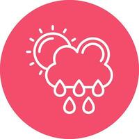 Rainy Day Vector Icon Design