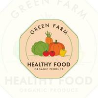 Collection of delicate hand drawn logos and icons of organic food, farm fresh and natural products, elements collection for food market, organic products promotion, healthy life and premium quality vector