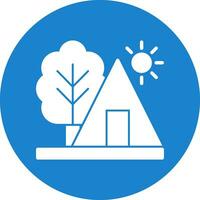 Camping Vector Icon Design