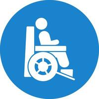 Disability Vector Icon Design