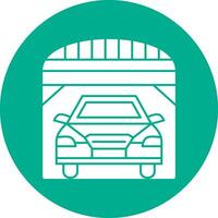 Garage Vector Icon Design