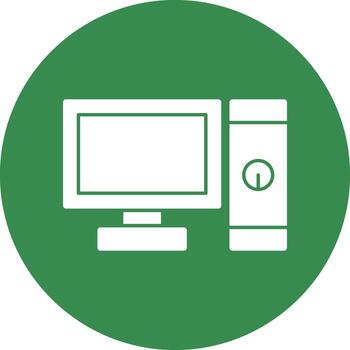 diseño de icono de vector de computadora