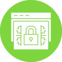 Web encryption Vector Icon Design
