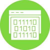 Binary code Vector Icon Design