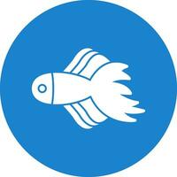 Betta pescado vector icono diseño