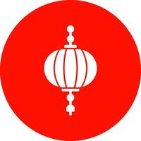 Paper lantern Vector Icon Design