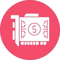 Gpu mining Vector Icon Design